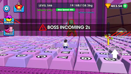 Keyboard Escape: Speed Parkour screenshot