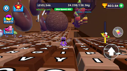 Keyboard Escape: Speed Parkour screenshot