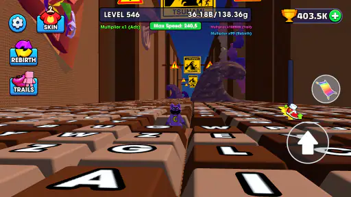 Keyboard Escape: Speed Parkour screenshot