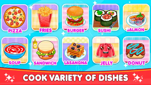 Kitchen Set Cooking Chef Time screenshot