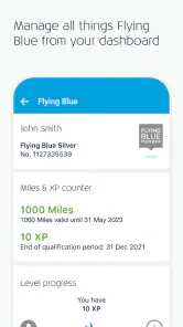 KLM - Reservar un vuelo screenshot