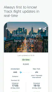 KLM - Reservar un vuelo screenshot
