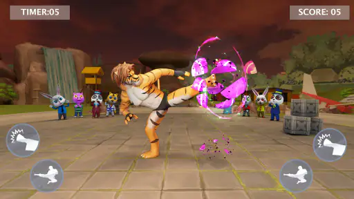 Kung Fu Animal: Fighting Games screenshot