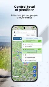 Kurviger navigation moto screenshot