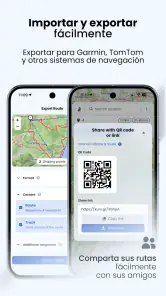 Kurviger navigation moto screenshot