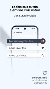Kurviger navigation moto screenshot