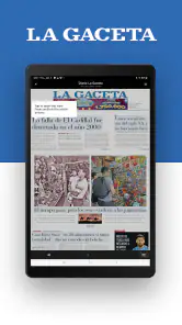 La Gaceta screenshot