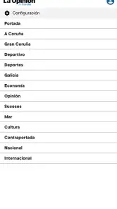 LA OPINIÓN DE A CORUÑA screenshot