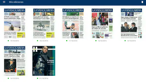 LA VANGUARDIA EDICIÓN IMPRESA screenshot