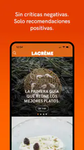 LACRÈME | Guía de platos screenshot