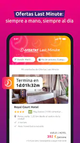 lastminute.com: vacaciones screenshot