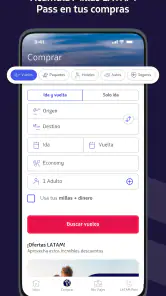LATAM Airlines screenshot