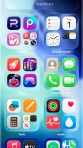 Launcher iOS 26 Theme screenshot