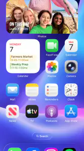 Launcher iOS 26 Theme screenshot