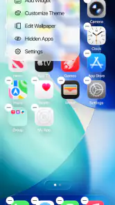 Launcher iOS 26 Theme screenshot