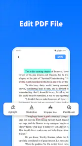 Lector de notas PDF screenshot