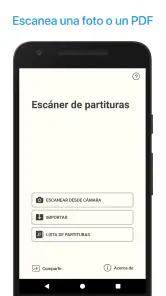 Lector de notas y partituras screenshot