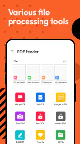 Lector de PDF Inicio screenshot