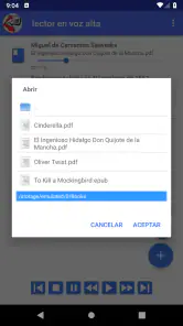 Lector en voz alta en español screenshot