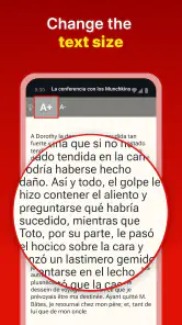 Lectura en español, audiolibro screenshot