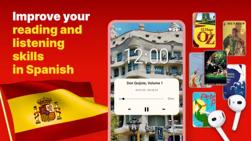 Lectura en español, audiolibro screenshot