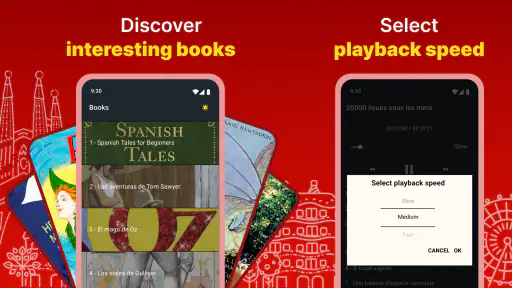 Lectura en español, audiolibro screenshot