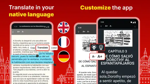 Lectura en español, audiolibro screenshot