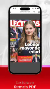 LECTURAS revista impresa screenshot