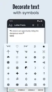 Letras Bonitas - Fuentes Guays screenshot