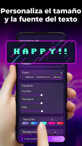 Letrero LED Digital, Texto LED screenshot