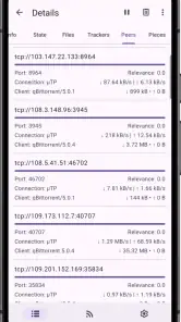 LibreTorrent screenshot