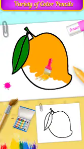 Libro para colorear de frutas screenshot