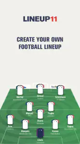 LINEUP11: Alineación de fútbol screenshot