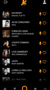 Listados KaraokeMedia ProX screenshot