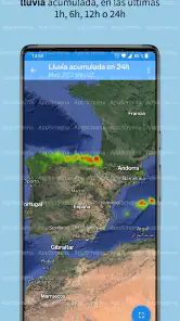 Lluvia España (AEMET) screenshot
