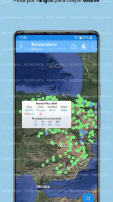 Lluvia España (AEMET) screenshot