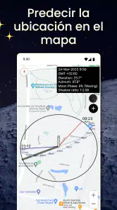 Localizador lunar e calendario screenshot