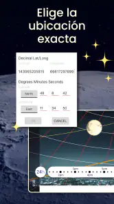 Localizador lunar e calendario screenshot