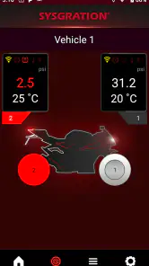 M-TPMS - Motorcycle BLE TPMS screenshot
