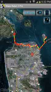 Maps Ruler  Pro screenshot
