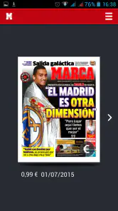Marca Edición Impresa screenshot