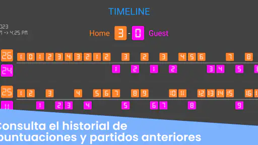 Marcador de voleibol screenshot