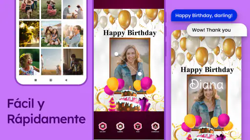 Marcos de Fotos de Cumpleaños screenshot