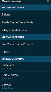 Mareas cercanas screenshot