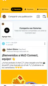 McD Connect screenshot