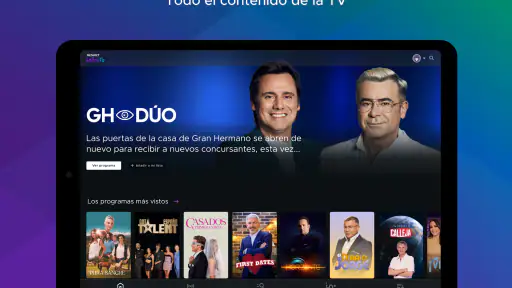 Mediaset Infinity España screenshot