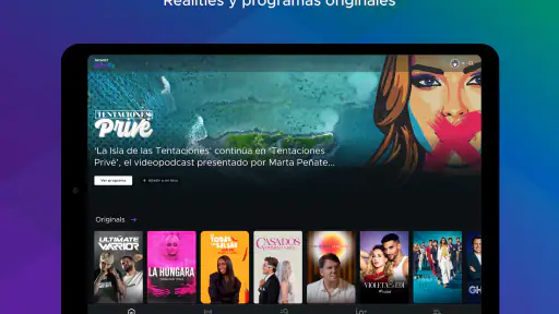 Mediaset Infinity España screenshot