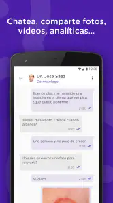mediQuo Chat Médico - consulta screenshot
