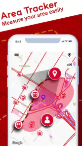 Medir Área y Distancia GPS screenshot