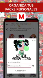 Memetflix Stickers de WhatsApp screenshot